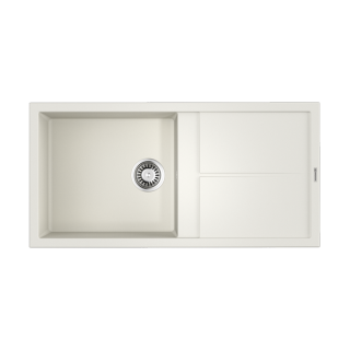 Мойка кухонная Omoikiri Sumi 100-WH Tetogranit/белый